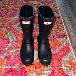 Women’s Hunter Original Short Rain Boot - Matte Black